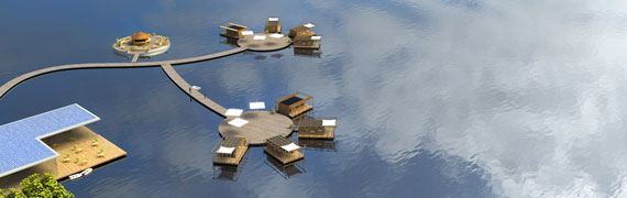 construire un village flottant