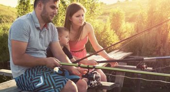 héebergement pêche en famille